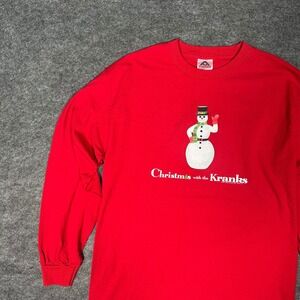 VTG 2004 Christmas With The Kranks Movie Promo Shirt Long Sleeve Red Large
